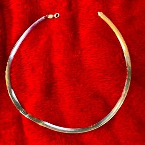 Reversible silver & Gold Necklace